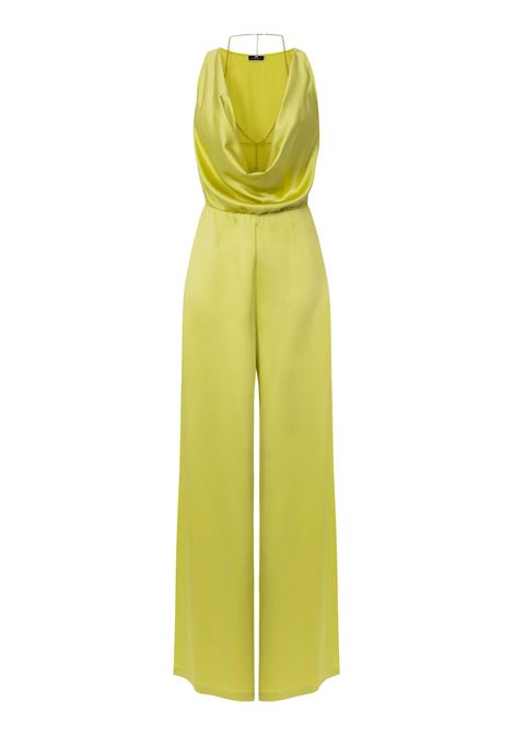 Fluid crepe jumpsuit with bra accessory ELISABETTA FRANCHI | dress | TU02042E2271